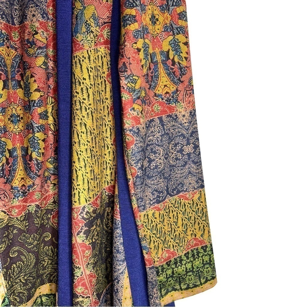 🌟 Soft Surroundings Open Front Izmir Mixed Print Boho Cardigan Jacket - Size XS🌟 - Picture 3 of 8